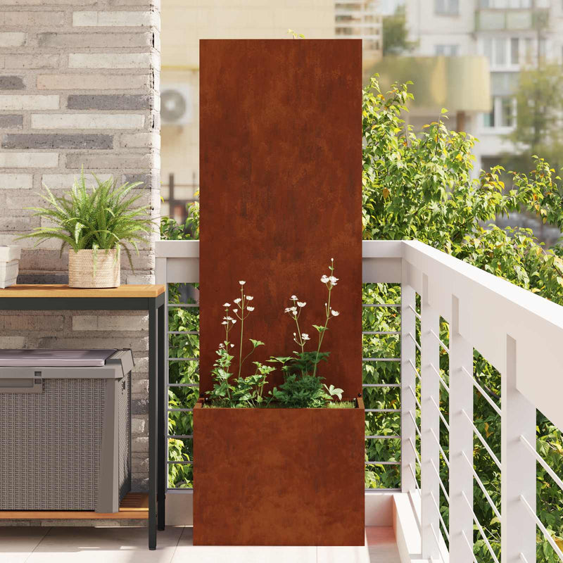 Load image into Gallery viewer, Vidaxl tuin privacy screen roestig 50 x 32 x 150 cm cortenstaal