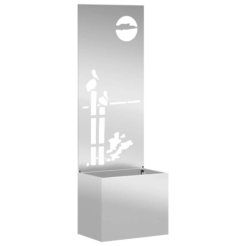Load image into Gallery viewer, Vidaxl tuin privacy screen fretwerk zilver 50 x 32 x 150 cm