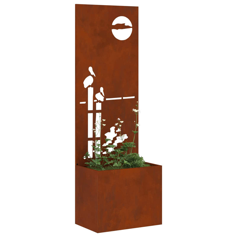 Load image into Gallery viewer, Vidaxl tuin privacy screen roestig 50 x 32 x 150 cm cortenstaal