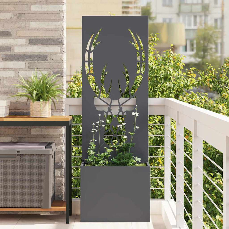 Load image into Gallery viewer, Vidaxl tuin privacy screen antraciet 50 x 140 cm koudgewalst staal
