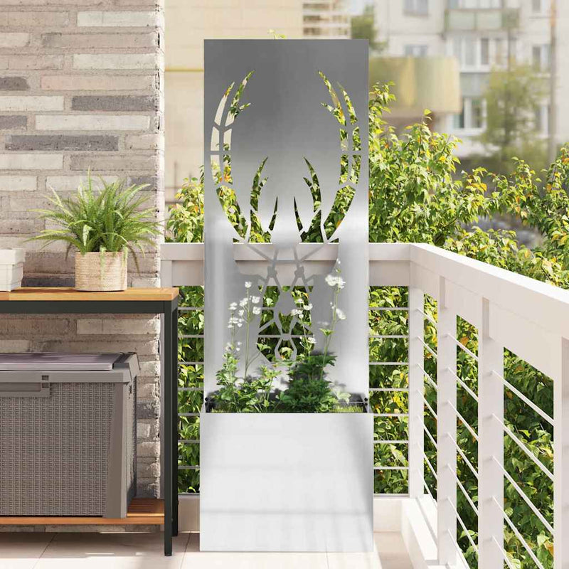 Load image into Gallery viewer, Vidaxl tuin privacy screen zilver 50 x 140 cm gegalvaniseerd staal