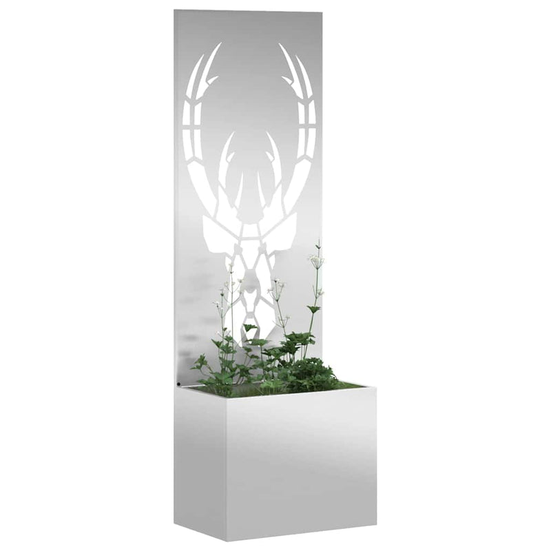 Load image into Gallery viewer, Vidaxl tuin privacy screen zilver 50 x 140 cm gegalvaniseerd staal