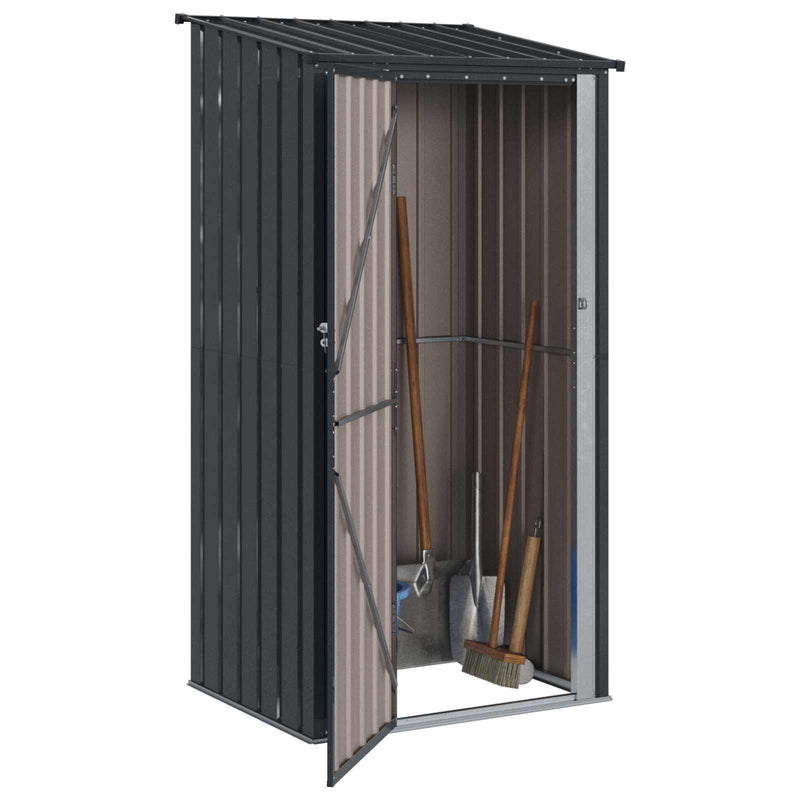 Load image into Gallery viewer, Vidaxl tuinhuisjes antraciet 103 x 86 x 200 cm metaal