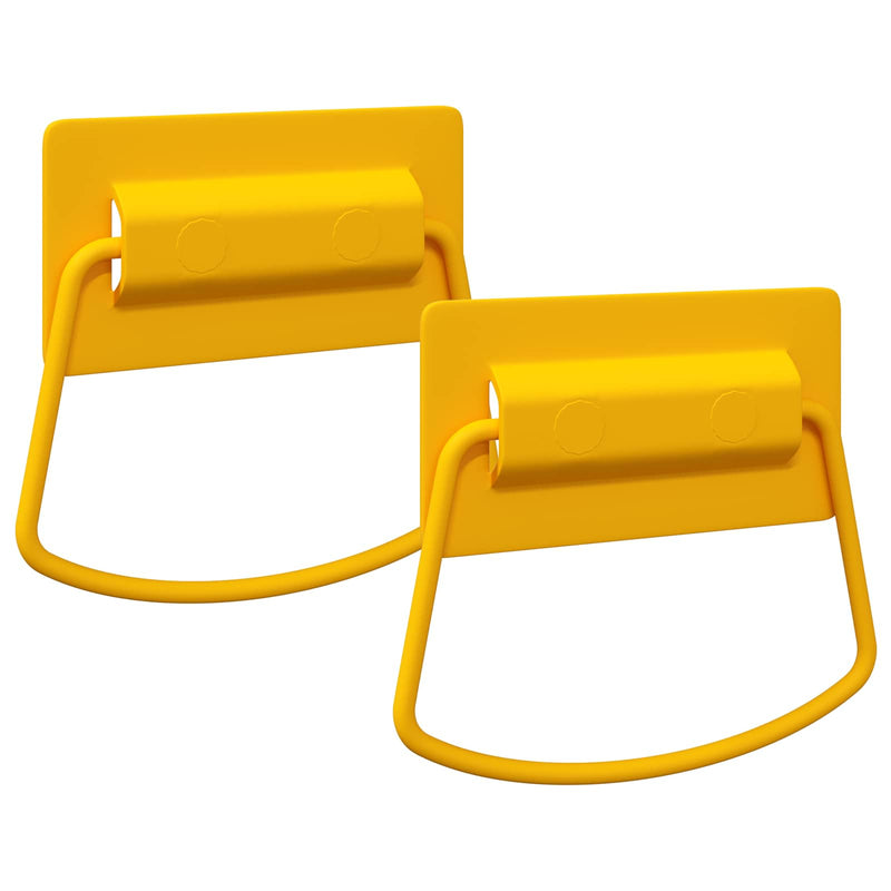 Load image into Gallery viewer, Vidaxl kast handvatten 2 pcs mosterdgeel 85 x 45 mm metaal