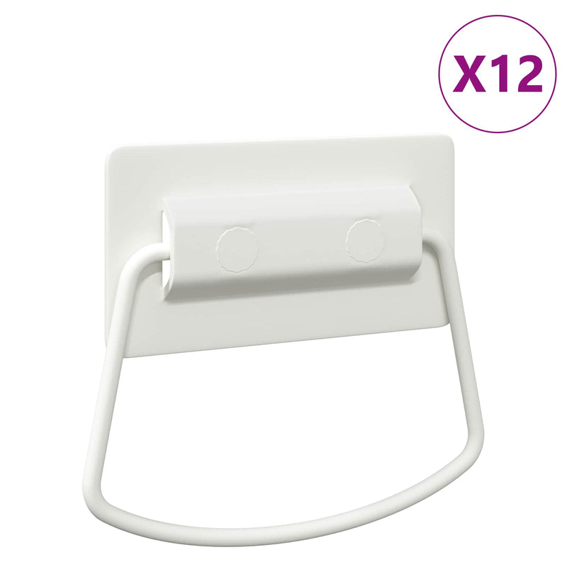 Load image into Gallery viewer, Vidaxl kast handvatten 12 pcs wit 85 x 45 mm metaal