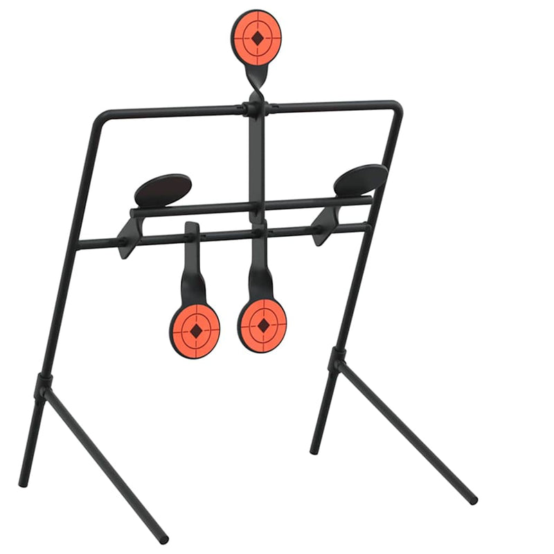 Load image into Gallery viewer, Vidaxl terugstellend doel zwart 40 x 34 x 53 cm staal