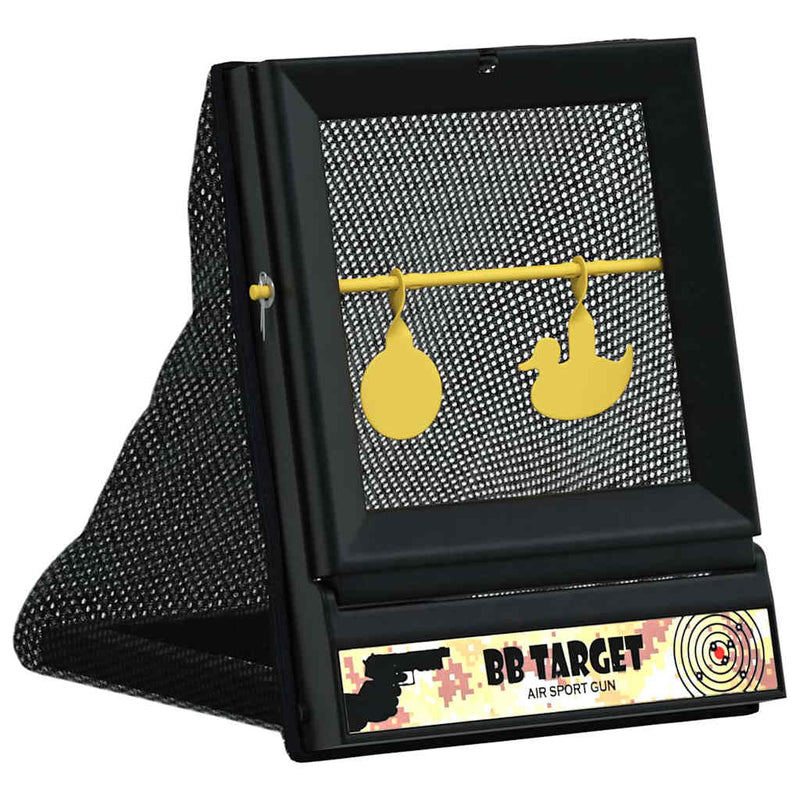 Load image into Gallery viewer, Vidaxl airsoft doel zwart 19 x 26 x 25 cm kunststof