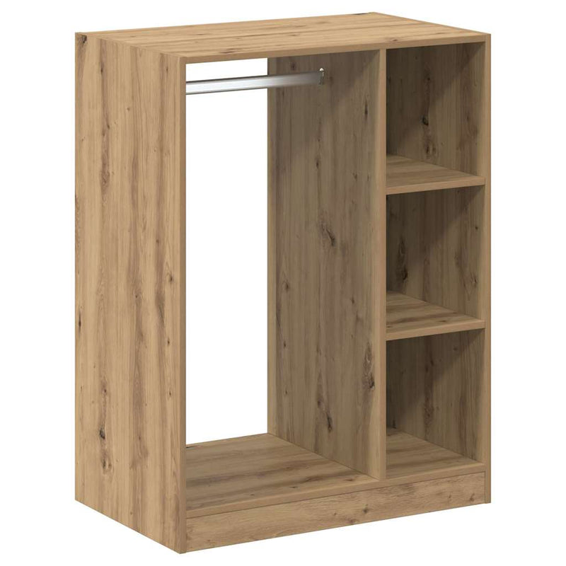 Load image into Gallery viewer, Vidaxl kledingkast met plank met opslag artisan eiken 77 x 48 x 102 cm