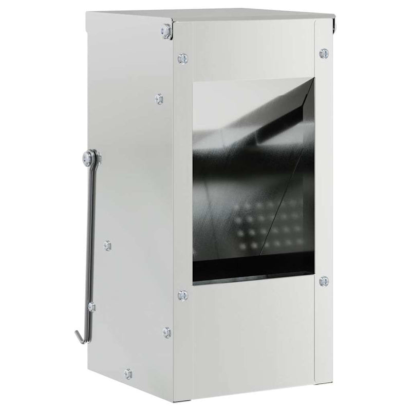 Load image into Gallery viewer, Vidaxl konijnenvoer zilver 12,5 x 12,5 x 25 cm gegalvaniseerd staal