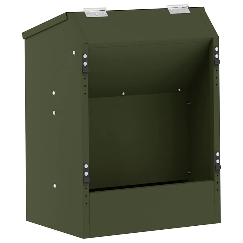 Load image into Gallery viewer, Vidaxl konijnenvoer olijf groen 64,5 x 25,5 x 45,5 cm