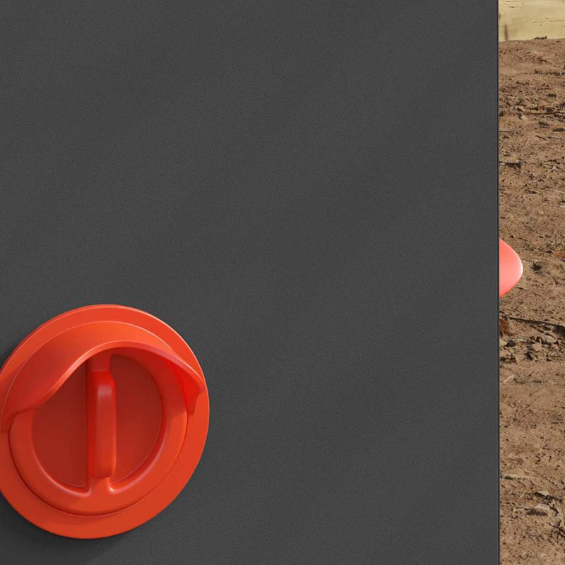 Load image into Gallery viewer, Vidaxl kip voerbak zwart 32,5 x 20,5 x 43 cm koudgewalst staal
