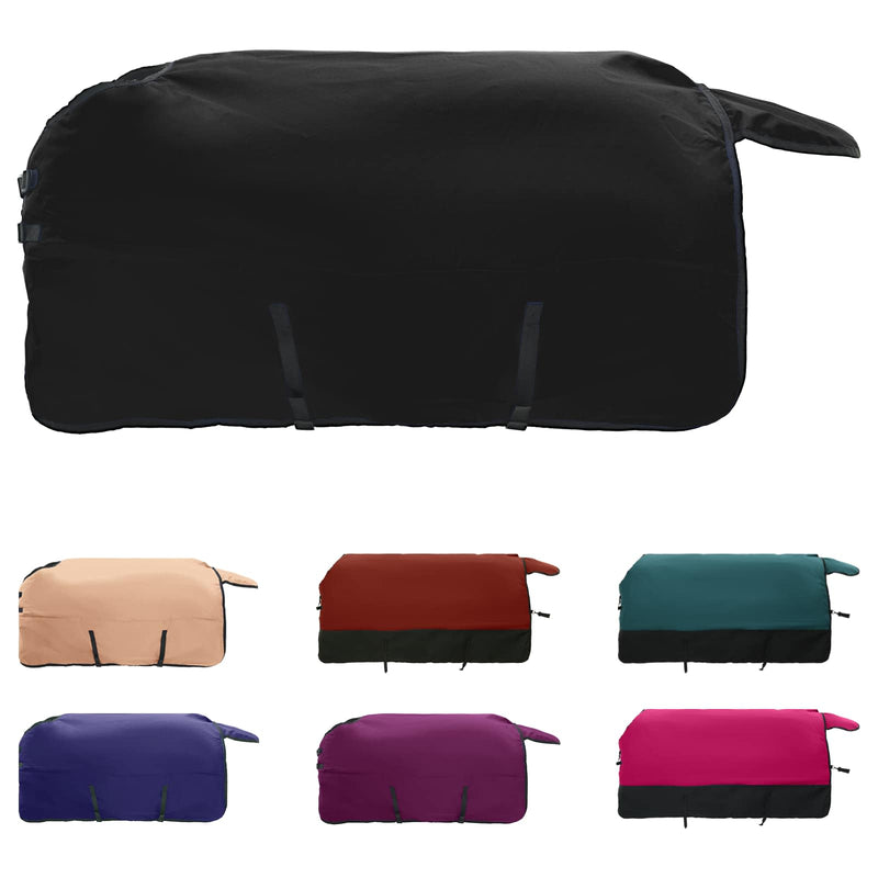 Load image into Gallery viewer, Vidaxl paardendeken donkergroen en zwart 125 cm polyester