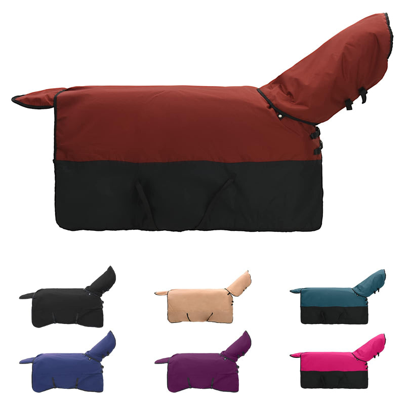 Load image into Gallery viewer, Vidaxl paardendeken donkergroen en zwart 85 cm polyester