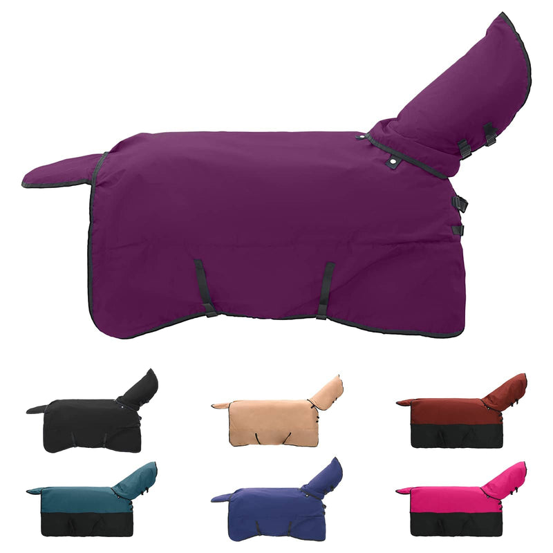 Load image into Gallery viewer, Vidaxl paardendeken donkergroen en zwart 115 cm polyester