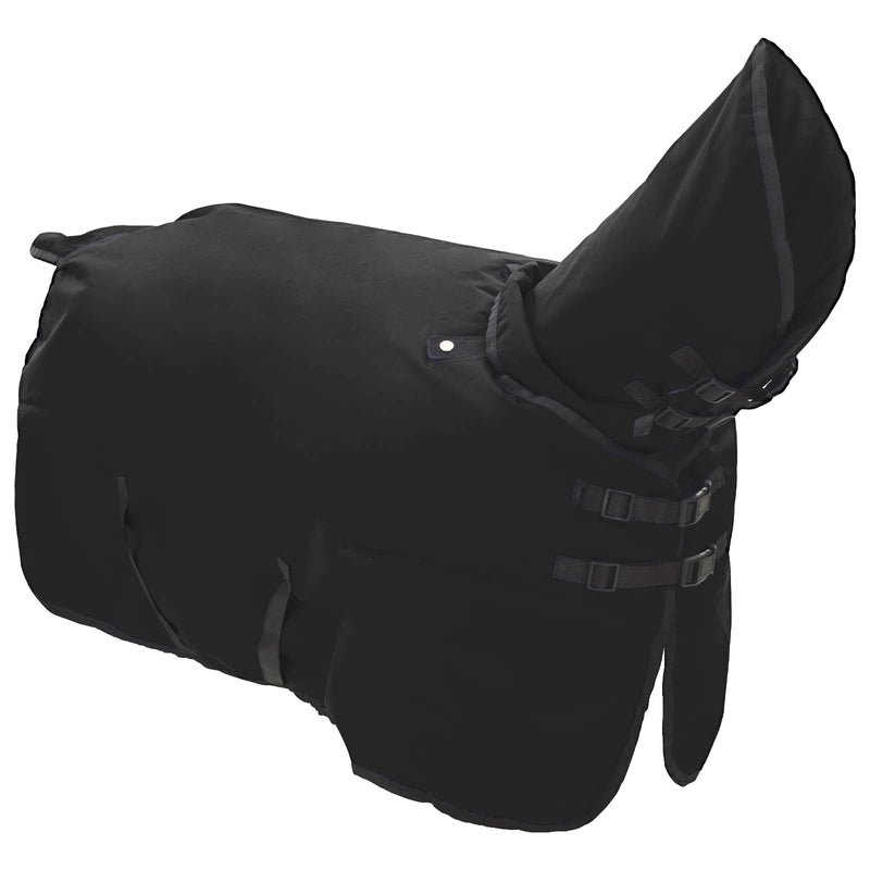 Load image into Gallery viewer, Vidaxl paardendeken donkergroen en zwart 125 cm polyester