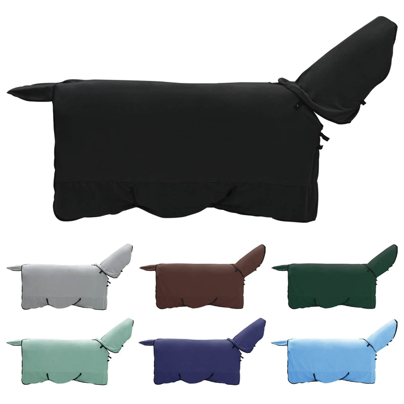 Load image into Gallery viewer, Vidaxl paardendeken zwart polyester