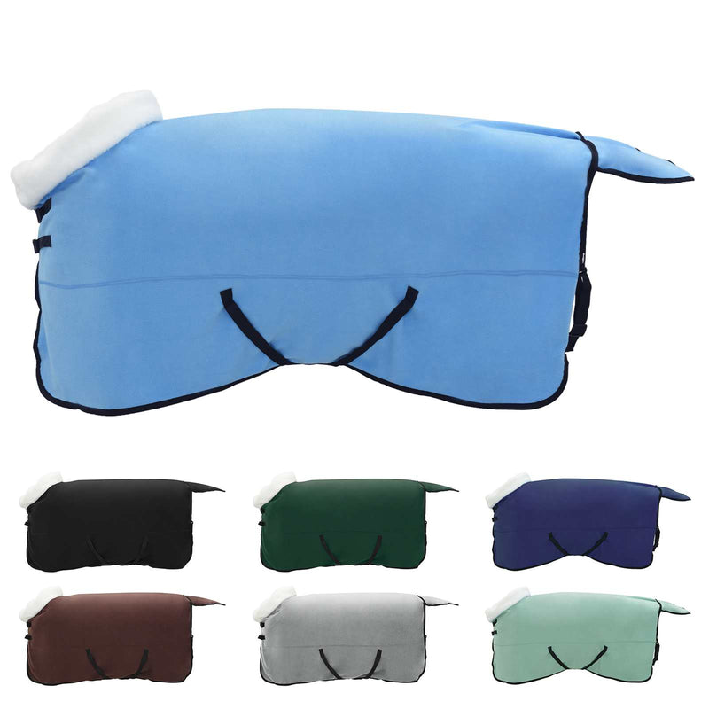 Load image into Gallery viewer, Vidaxl paardendeken volledige aqua 135 cm polar fleece