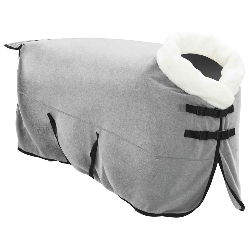 Load image into Gallery viewer, Vidaxl paardendeken volledig donkergroen 135 cm polar fleece
