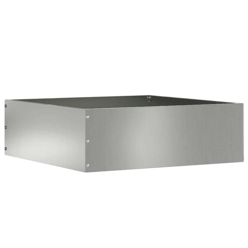 Load image into Gallery viewer, Vidaxl tuinrand 6 pcs zilver 40 x 40 x 13 cm gegalvaniseerd staal