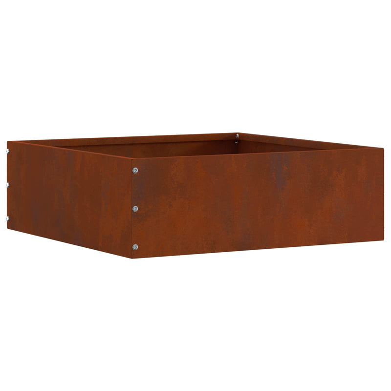 Load image into Gallery viewer, Vidaxl tuinrand roestig 40 x 40 x 13 cm cortenstaal