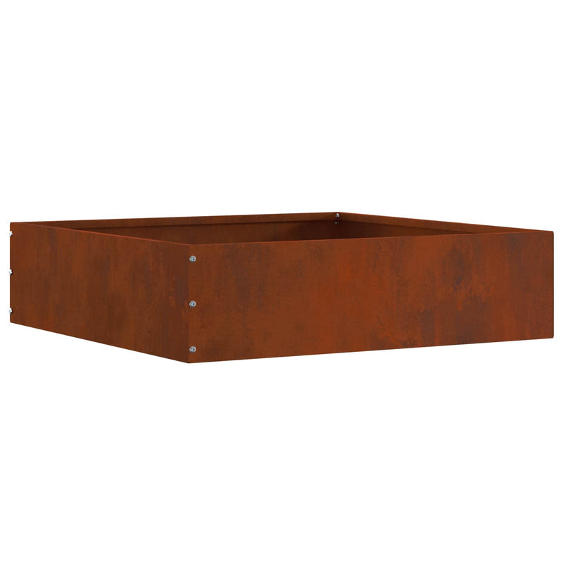Load image into Gallery viewer, Vidaxl tuinrand roestig 50 x 50 x 13 cm cortenstaal