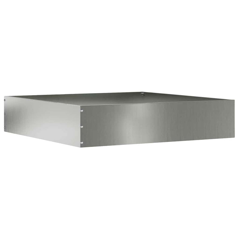 Load image into Gallery viewer, Vidaxl tuinrand zilver 60 x 60 x 13 cm gegalvaniseerd staal