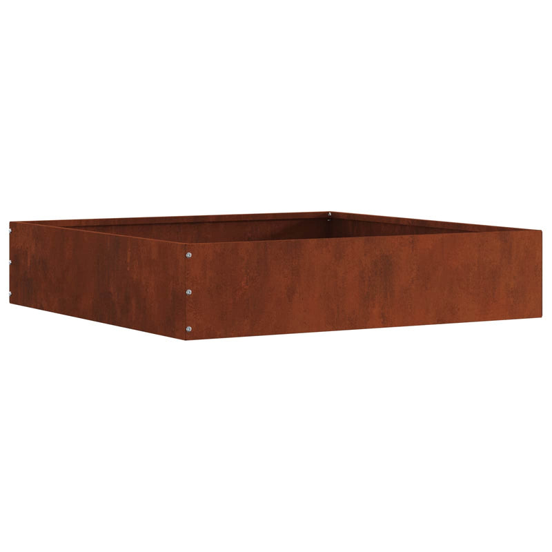 Load image into Gallery viewer, Vidaxl tuinrand roestig 60 x 60 x 13 cm cortenstaal