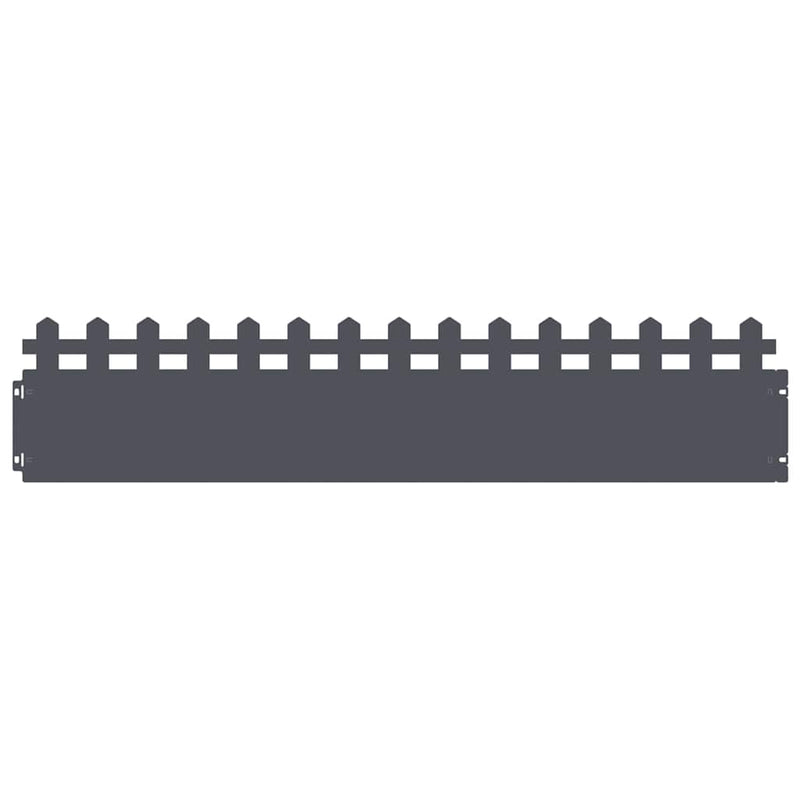 Load image into Gallery viewer, Vidaxl gazonranden 30 pcs antraciet 103 x 0,05 x 22 cm staal