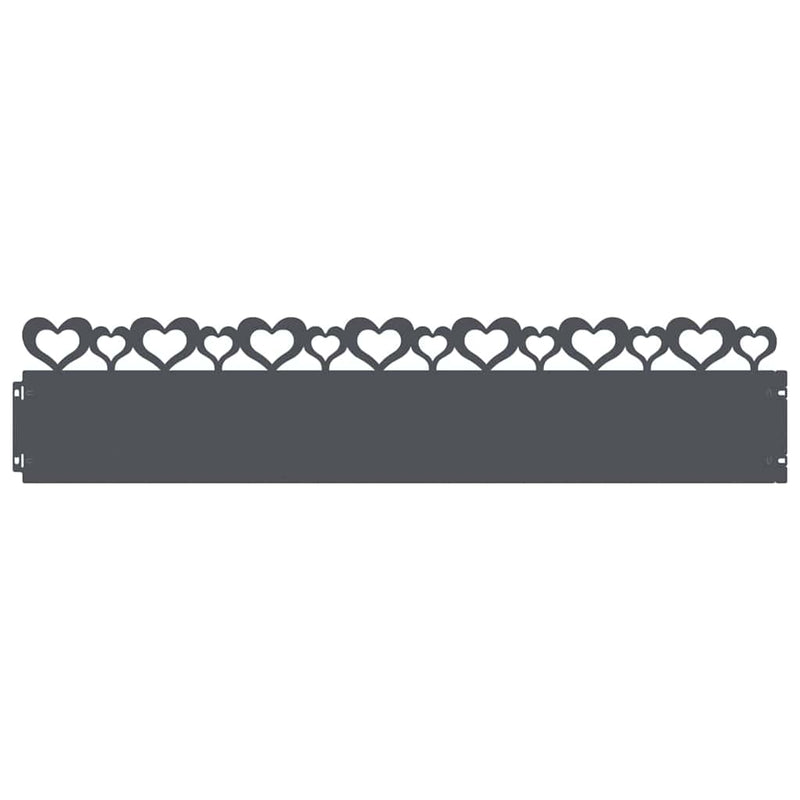 Load image into Gallery viewer, Vidaxl gazonranden 30 pcs antraciet 103 x 0,05 x 22 cm staal