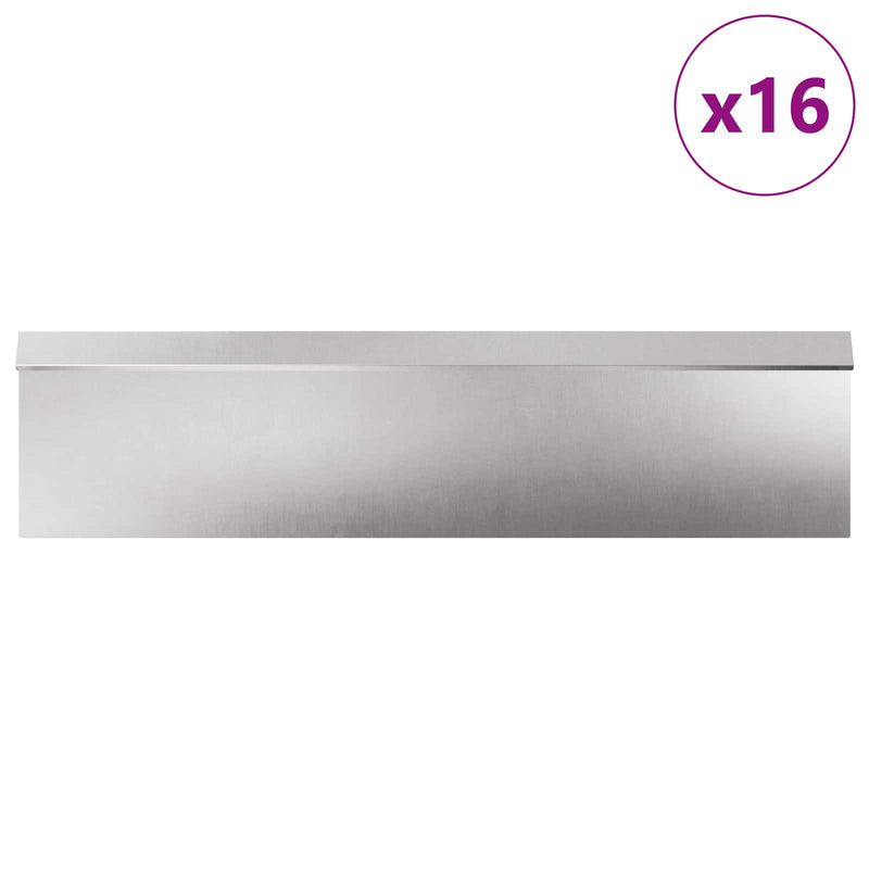 Load image into Gallery viewer, Vidaxl slakkenhekken 20 pcs zilver roestvrij staal