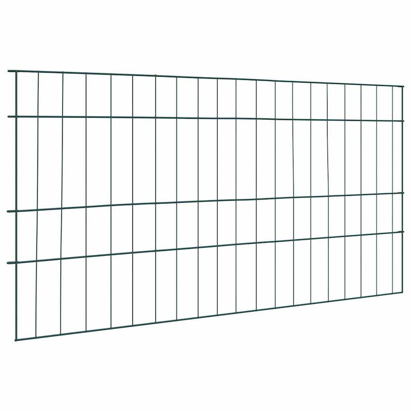 Load image into Gallery viewer, Vidaxl vijverhekken set 5 pcs groen 100 x 50 cm staal
