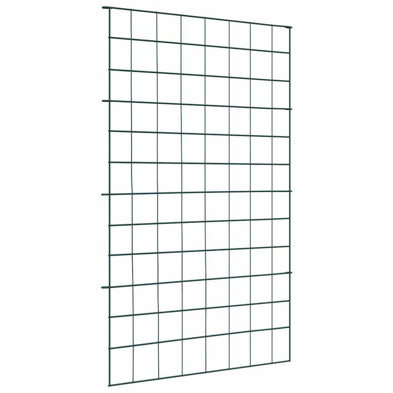 Load image into Gallery viewer, Vidaxl vijverhekken set 8 pcs groen 50 x 80 cm staal