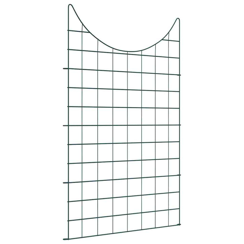 Load image into Gallery viewer, Vidaxl vijverhekken set 8 pcs groen 50 x 80 cm staal