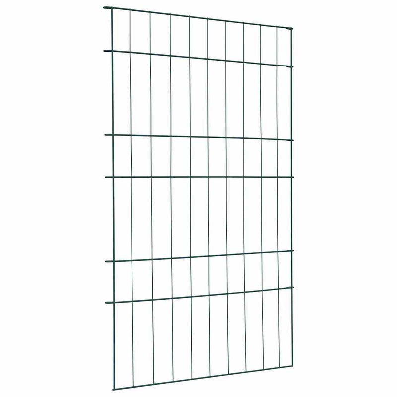 Load image into Gallery viewer, Vidaxl vijverhekken set 8 pcs groen 50 x 80 cm staal