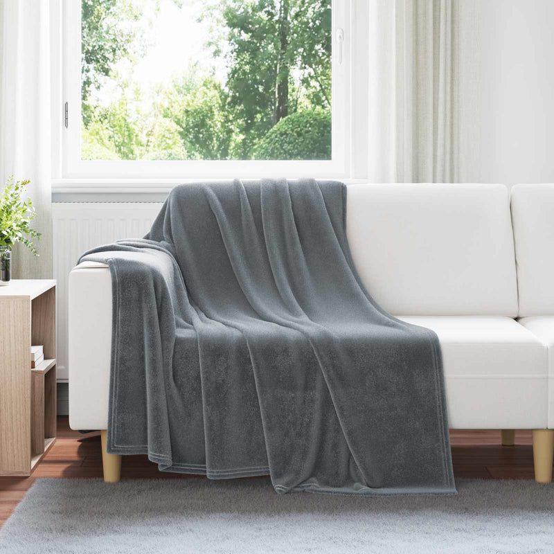 Load image into Gallery viewer, Vidaxl kleden 6 pcs donkergrijs 150 x 200 cm fleece
