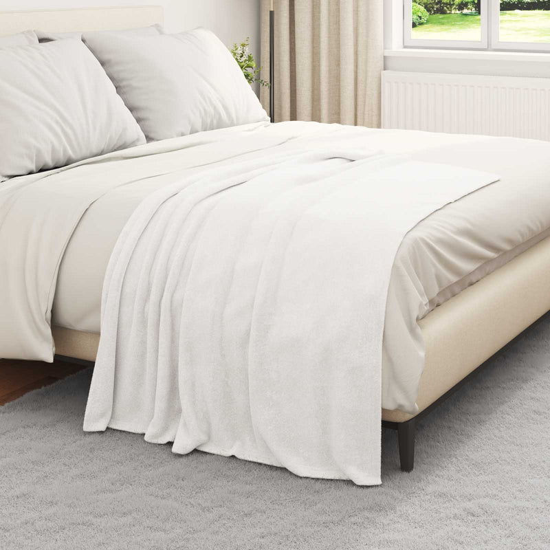 Load image into Gallery viewer, Vidaxl kleden 6 pcs wit 130 x 150 cm fleece