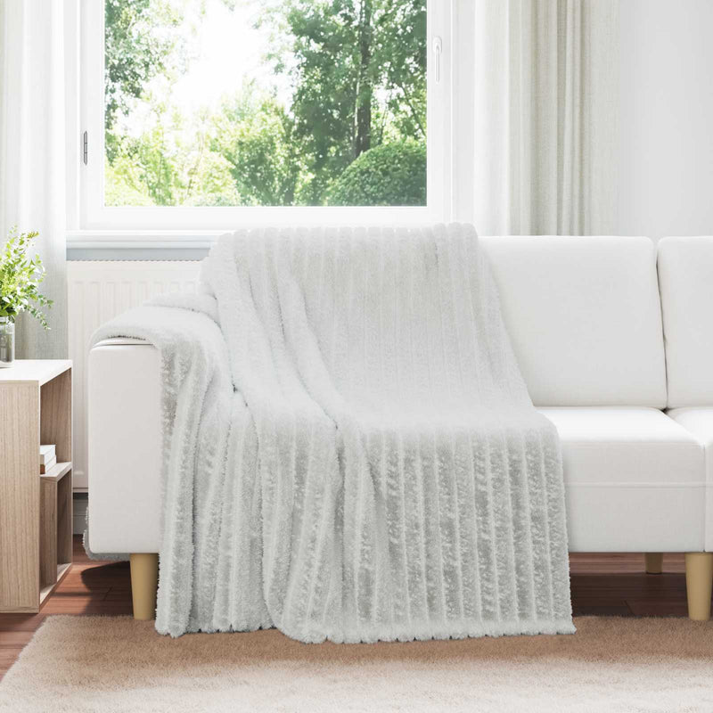Load image into Gallery viewer, Vidaxl gooi deken grijs 200 x 150 cm fleece