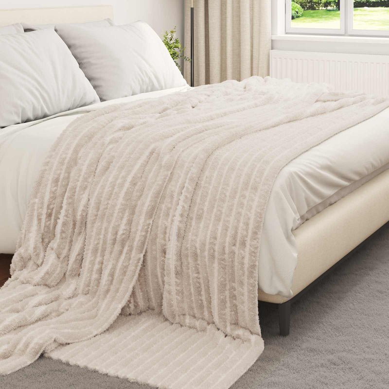 Load image into Gallery viewer, Vidaxl kleden 6 pcs beige 270 x 240 cm fleece
