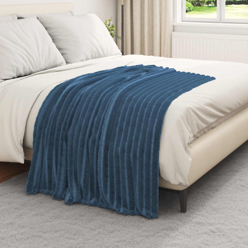 Load image into Gallery viewer, Vidaxl kleden 6 pcs marineblauw 150 x 130 cm fleece