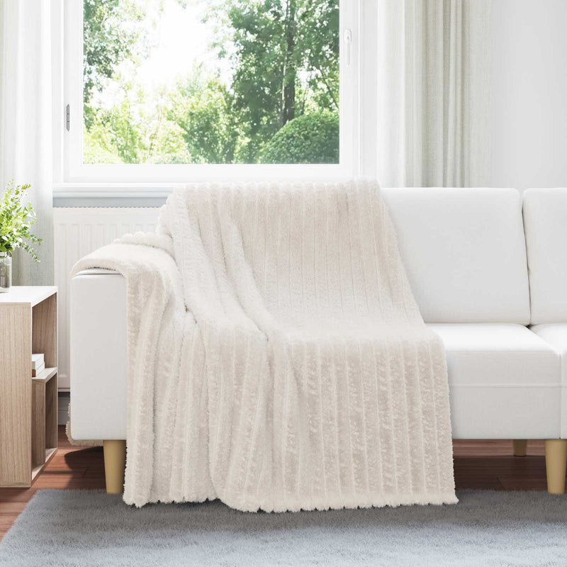 Load image into Gallery viewer, Vidaxl kleden 6 pcs crème 200 x 150 cm fleece