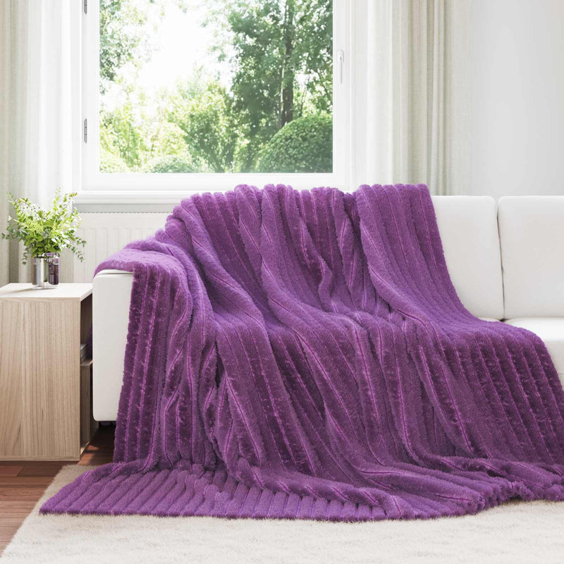 Load image into Gallery viewer, Vidaxl kleden 6 pcs paars 270 x 240 cm fleece