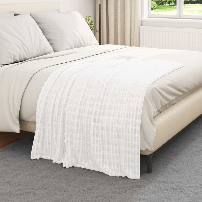 Load image into Gallery viewer, Vidaxl kleden 6 pcs wit 150 x 130 cm fleece