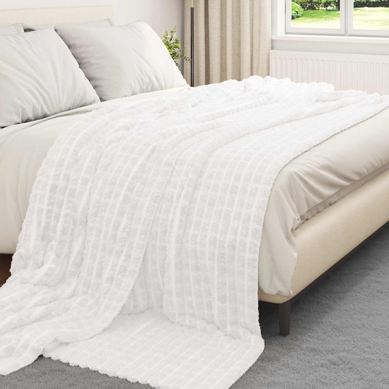 Load image into Gallery viewer, Vidaxl kleden 6 pcs wit 270 x 240 cm fleece