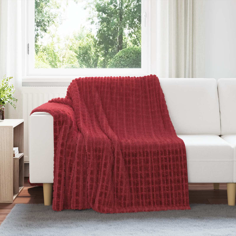 Load image into Gallery viewer, Vidaxl kleden 6 pcs bordeaux rood 200 x 150 cm fleece