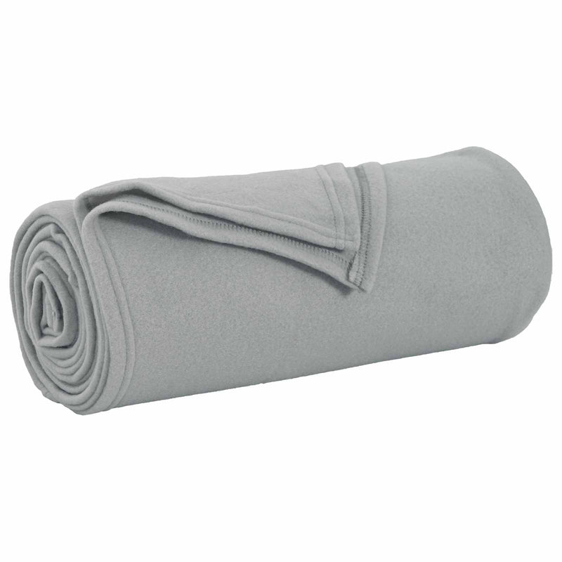 Load image into Gallery viewer, Vidaxl gooi deken grijs 170 x 130 cm fleece