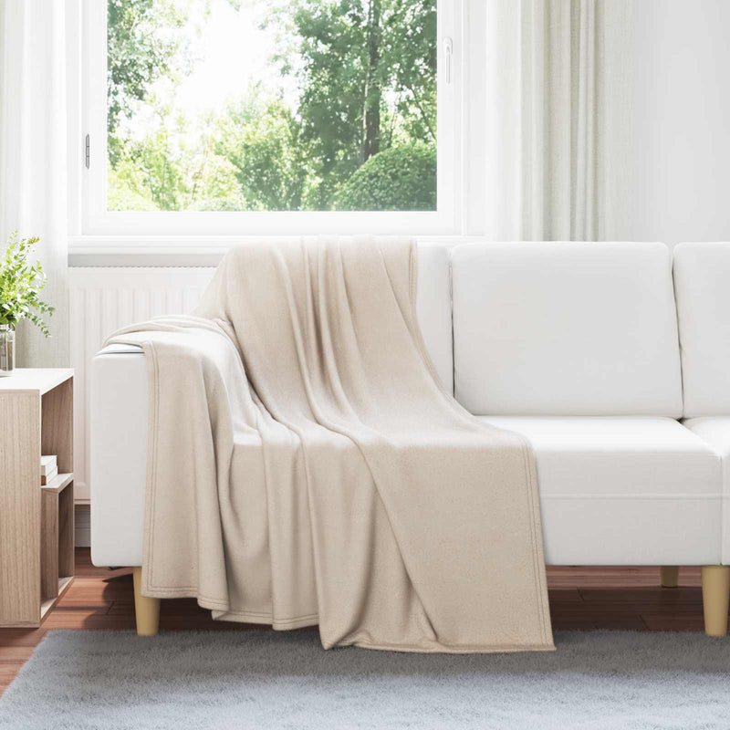 Load image into Gallery viewer, Vidaxl kleden 6 pcs beige 170 x 130 cm fleece
