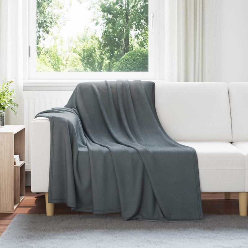Load image into Gallery viewer, Vidaxl kleden 6 pcs donkergrijs 200 x 150 cm fleece