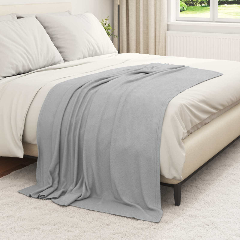 Load image into Gallery viewer, Vidaxl kleden 6 pcs grijs 170 x 130 cm fleece