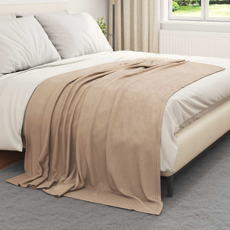Load image into Gallery viewer, Vidaxl kleden 24 pcs kameel 200 x 150 cm fleece