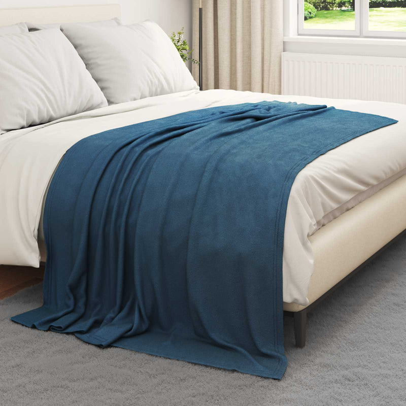 Load image into Gallery viewer, Vidaxl kleden 24 pcs marineblauw 200 x 150 cm fleece